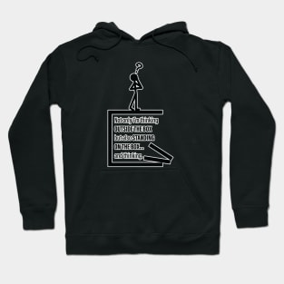 Thinking outside the box, funny. Hoodie